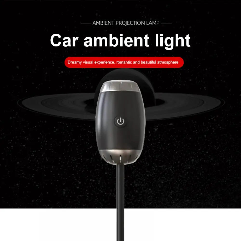 New Atmosphere Projection Car Ambient Light Large Range Projection Romantic Atmosphere Multiple Scenes Adjustable Focus Distance