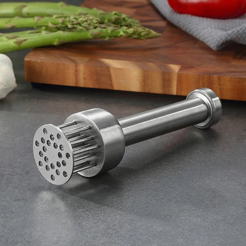 304 Stainless Steel Loose Meat Needle Meat Tenderizer Household Quick Insert Beef Artifact Loose Meat Hammer Steak Kitchen Tool