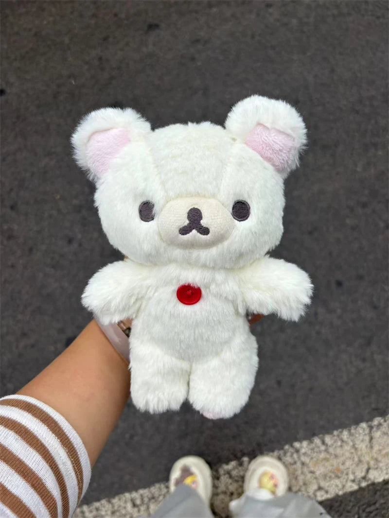 20cm Cute Rilakkuma Korilakkuma Plush Toy Japanese Style Brown White Bear Stuffed Animals Adorable Birthday Gift for Girl