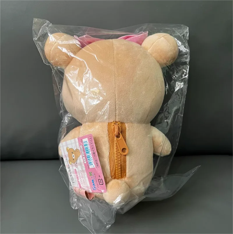 Rilakkuma Plush Toy Soft Doll Makeup Rilakkuma Ribbon Bow Korilakkuma Chairoikoguma Bear Kiiroitori Chick Stuffed Animals