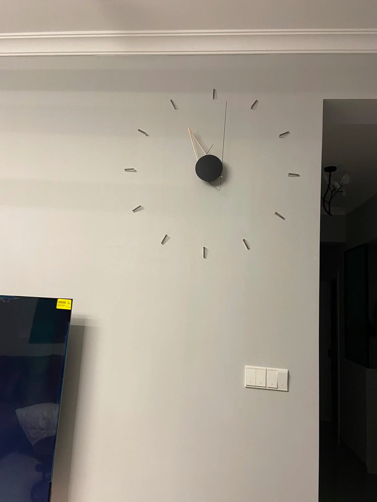 DIY Wall Clock Personalized Art Decorate Mute Wall Decor Clock Modern Design Minimalist Home Creative Luxury Decoration Watch