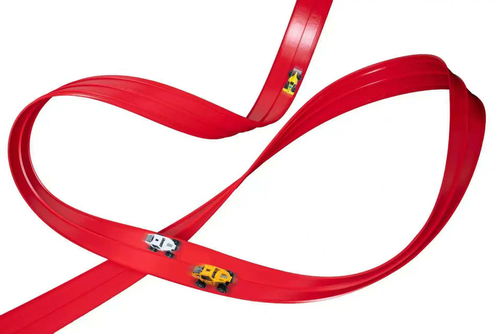 DIY Assembled Soft Track Car with Inertia Return for Kids Rolls Up Portable DIY Racetrack Birthday Gifts for Children