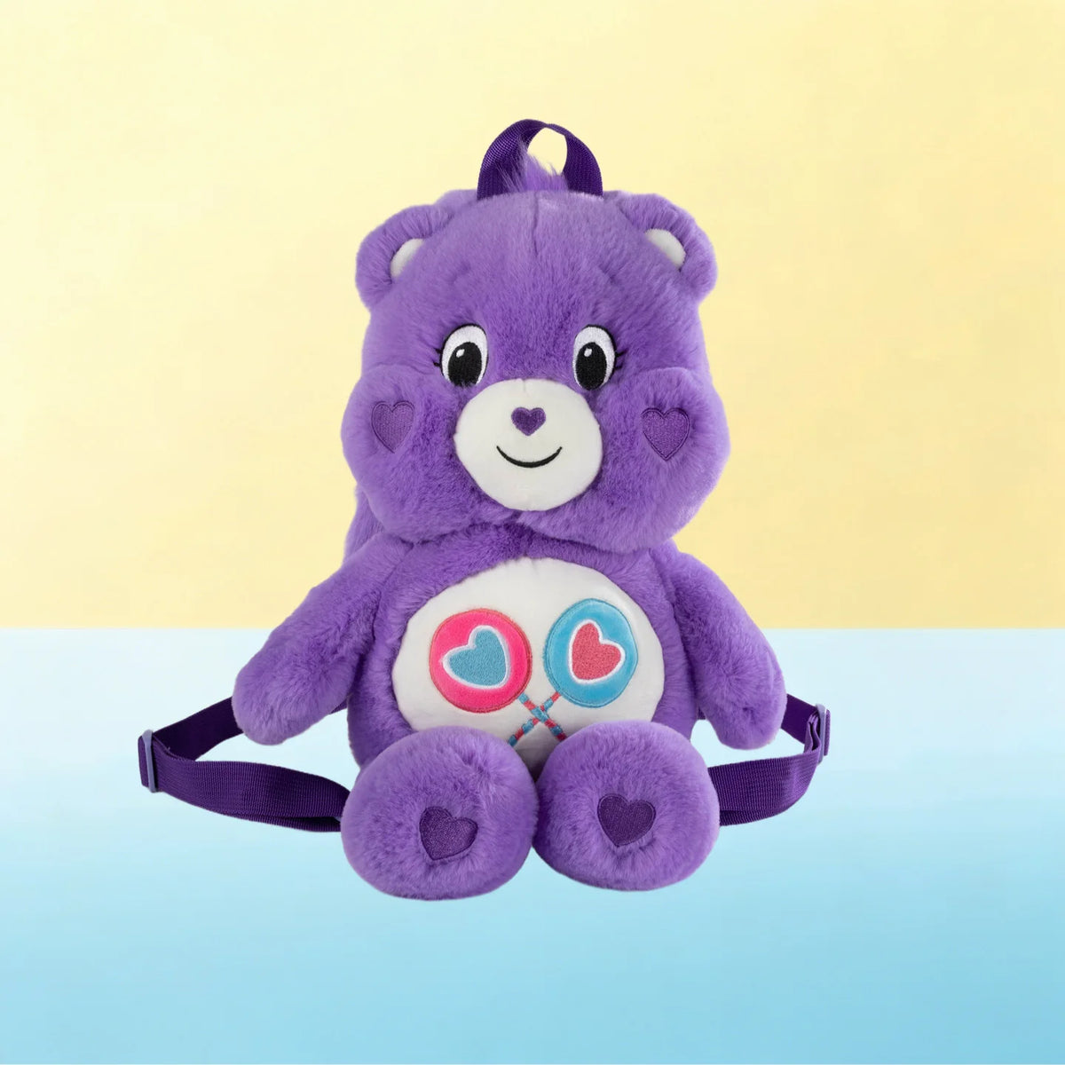 40cm Care Bears Plush Backpack Cute Cartoon Stuffed Bear Schoolbag Shoulder Bag Ideal Birthday & Early Education Gift for Kids