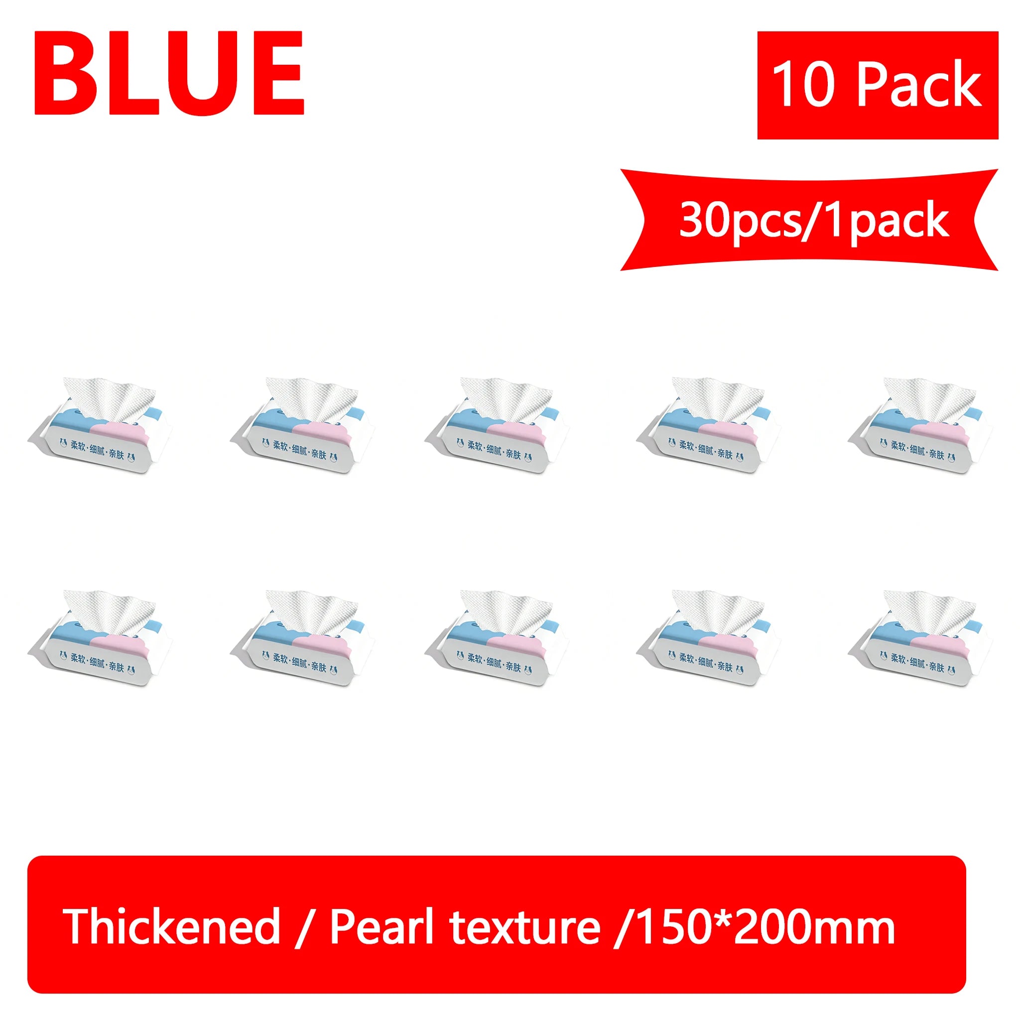 30PCS Ultra Soft Thick Disposable Pet Wipes Gentle Dog Cat Face Eye Paw Daily Cleaning Tear Stain Removal Grooming Supplies