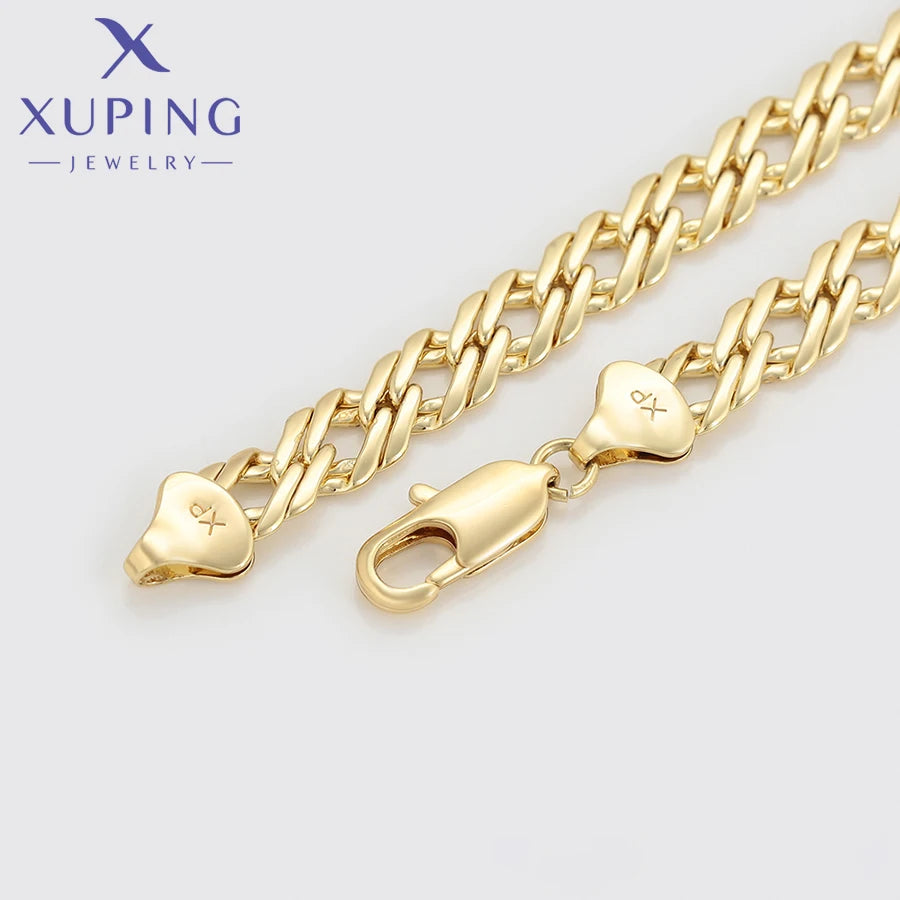 Xuping Jewelry Charm Fashion 50cm 60cm Romantic Pendant Necklace of Gold Color Women Exquisite Love Birthday Gift X001103702