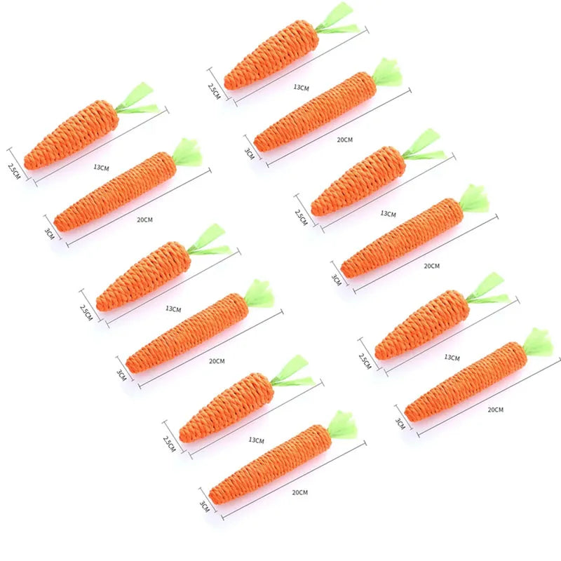 Pet Chew Toys For Ribbit Bunny Hamster Guinea Chinchillas Tooth Cleaning Molar Grinding Toys Pet Supplies