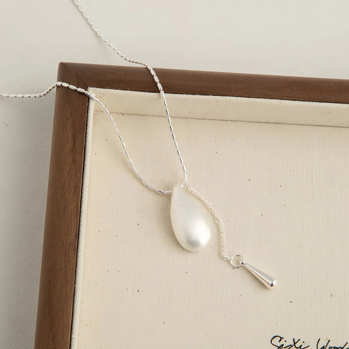VENTFILLE 925 Sterling Silver Bead Geometry Necklace for Women Girl Korean Design Versatile Choker Jewelry Dropship Wholesale