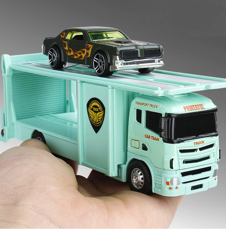 1:64 Scania Container Truck American Container Truck Alloy Diecast Model Car Home Decoration Ornaments Collections Hobby Holiday