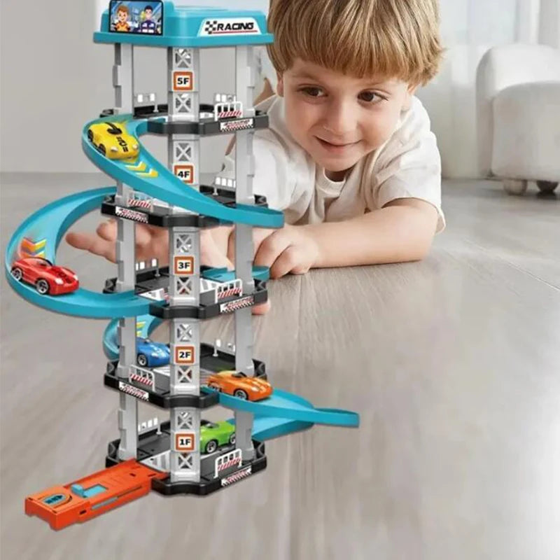 Race Track Car Ramp Toy Educational Games Racing Gliding Rail Puzzle Set For Kids Boy 2 3 4 5 Years Birthday Gifts Children Toys