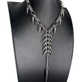 Punk Grunge Rock Rivet Long Pendant Chain Cool Fashion Handmade Geometric Necklace Goth Charm Jewelry Hip Hop Accessories