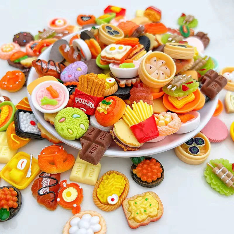 Miniature Food Drink Bottles Pretend Play Kitchen Game Party Toys