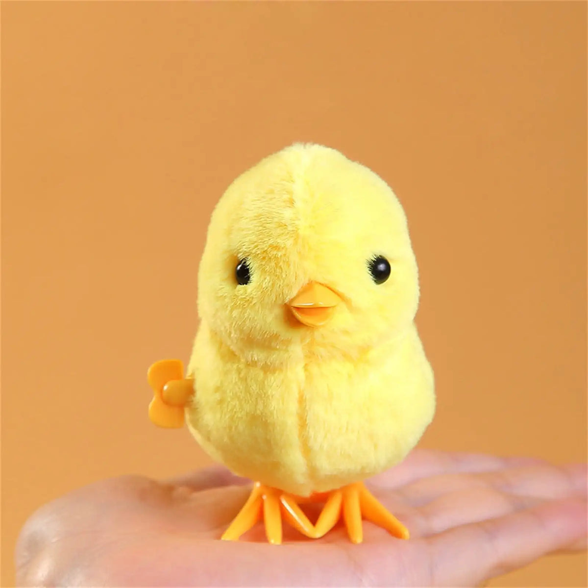 1Pc Cute Wind Up Plush Chicken Duck Toy Clockwork Jumping Chick Furry Animal Toy Kids Easter Party Favor Baby Gift