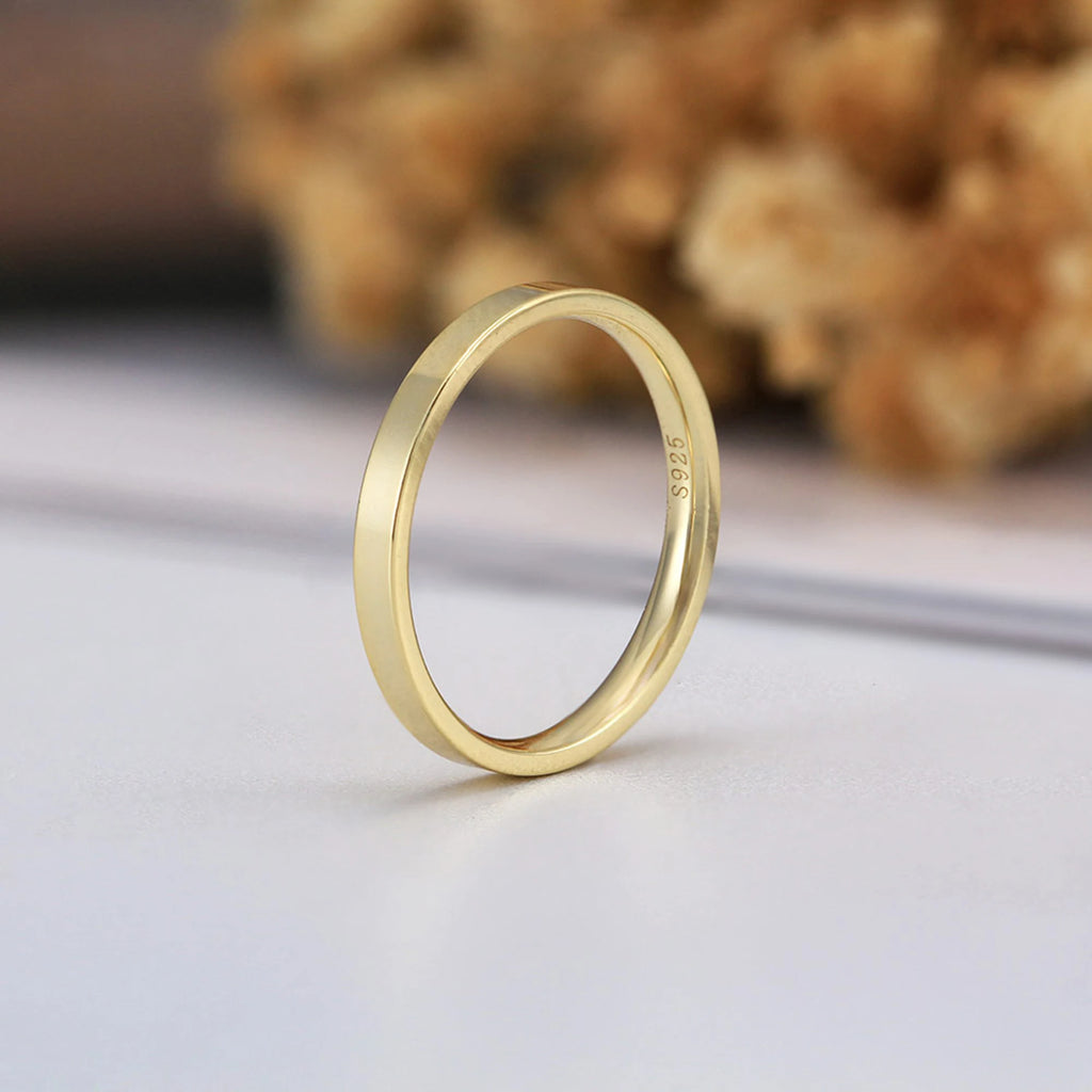 Effie Queen Fashion 925 Sterling Silver Ring Perfect Polished Simple Design Unisex Jewelry Propose Wedding Jewelry Gift APR33
