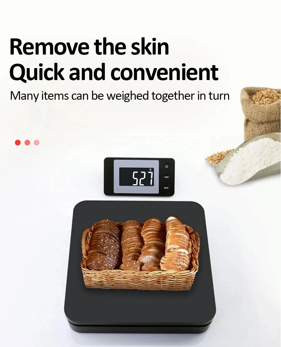 Electronic Platform Scale 50kg/2g High-precision Digital Scale Wired/Wireless Parcel Pet Express Zero/Tare Kitchen Weighing Tool