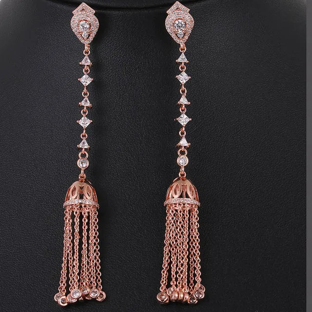 LXOEN Luxury Party Famous Brand Tassel Rings For Women Inlay Cubic Zirconia Adjustable Crown Ring Famous Brand Fashion bague