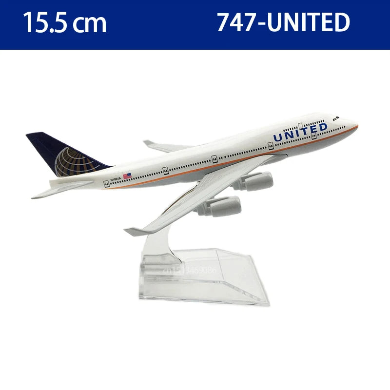 15CM 6inch Diecast Alloy 747 British Malaysia Airways B747 Airlines For Collection Friend Gift