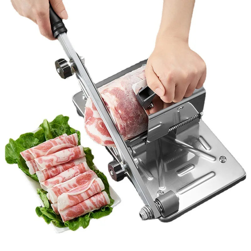 GIANXI Pork Belly Vegetable Slicer Frozen Meat Processor Cutting Machine Mutton Rolls Cutter Fruit Easy Slicer Kitchen Accessory