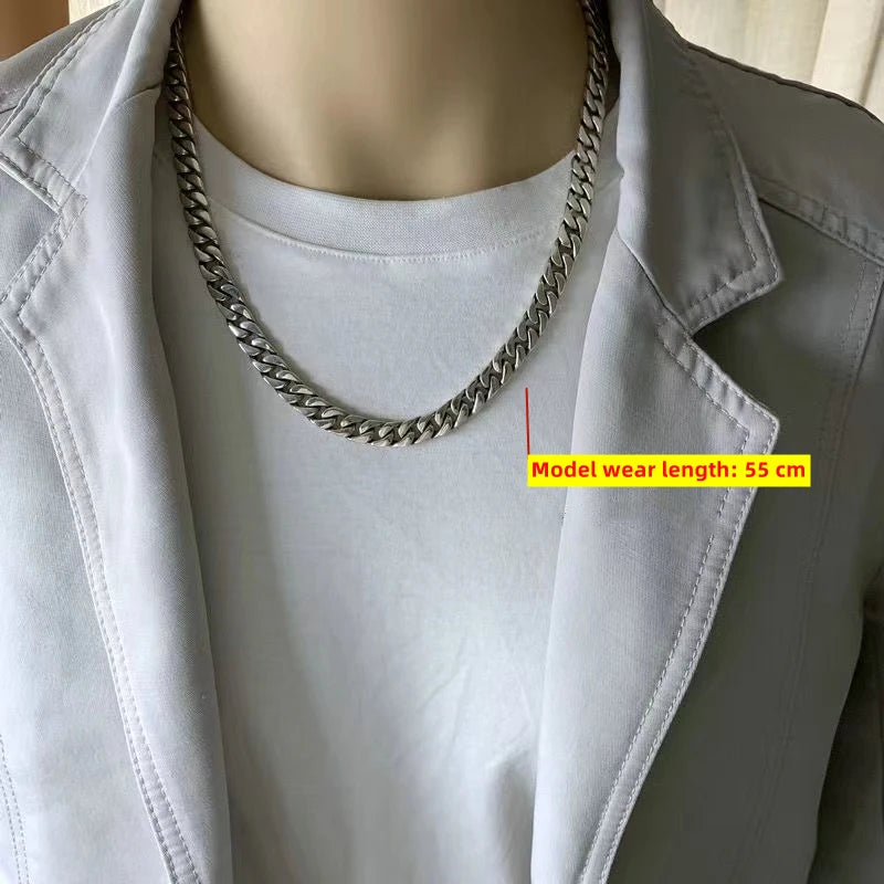 925 Silver Chains Original Certified Cuban Chain Authentic 925 Silver Necklace
