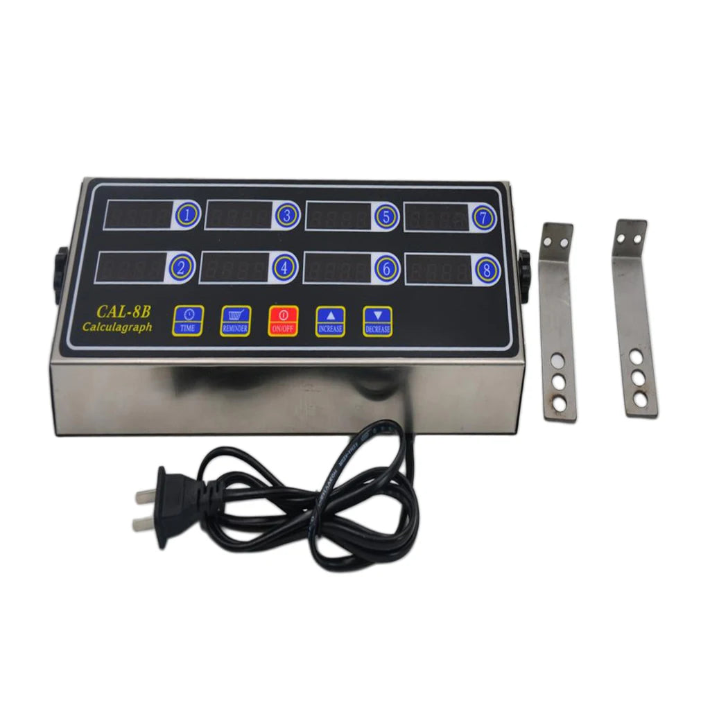 CAL-8B Portable Calculagraph 8 Channel Digital Timer Kitchen