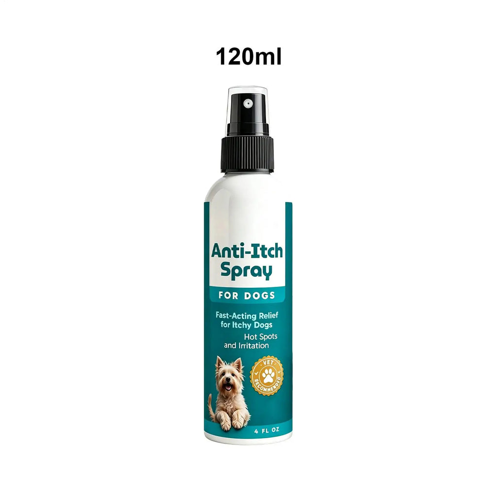 120ml Pet Irritation Relief Care Mist Puppy Skin Care Spray Dog Anti Itch Spray for Veterinary Daily Grooming Travel Indoor