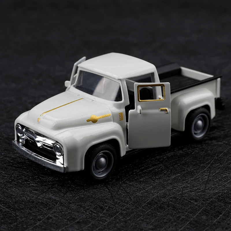 (bagged)1:38 Classical FORD F100 Pickup, Alloy Model Car, Simulated vehicle, children alloy car, boy's toy model, car ornaments