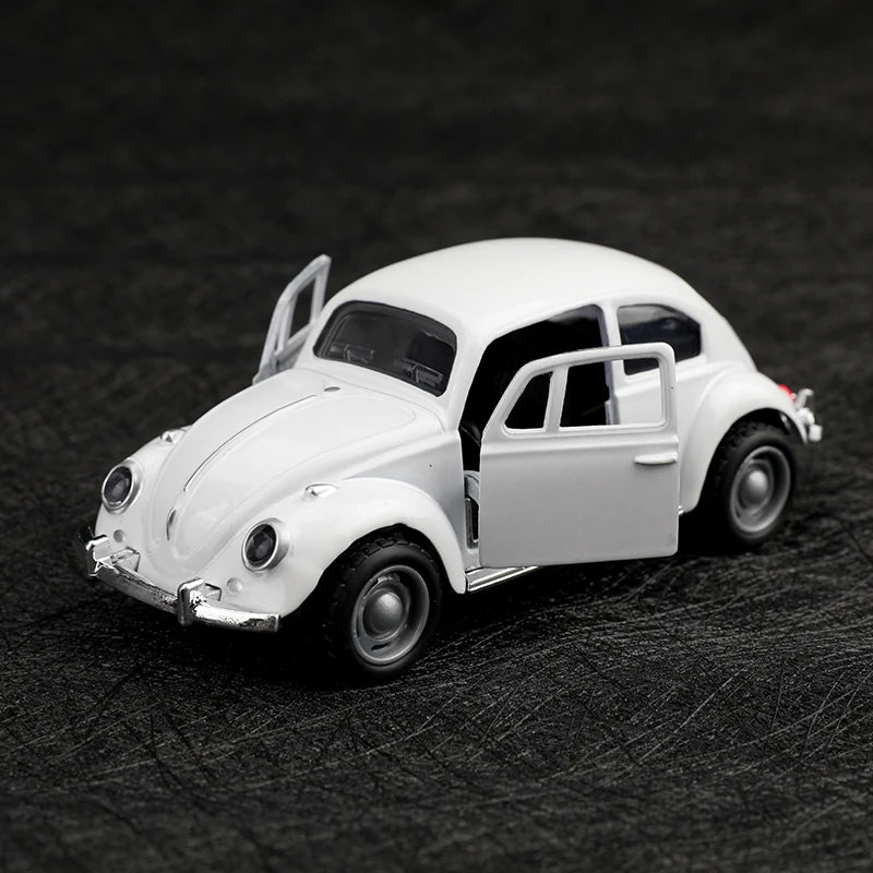 (bagged)1:38 Classical Cute Beettle, Alloy Model Car, Simulated vehicle, children's alloy car, boy's toy model, car ornaments