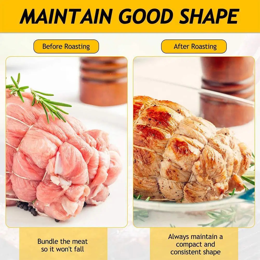 1/2/3/4/5/10/20PCS Cooking Tools Butcher's Cotton Twine Meat Prep Trussing Turkey Barbecue Strings Meat Sausage Tie Rope Cord