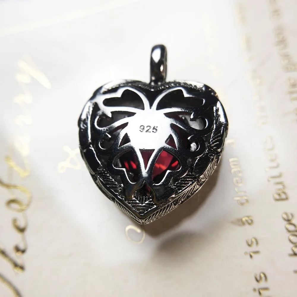 Pendant Key With Snake Winged Heart Summer Fine Jewelry Europe Accessorie 925 Sterling Silver Vintage Happiness Gift For Woman