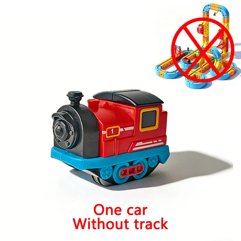 Children's Magnetic Car Track DIY Magic Railway Electric Train Toy Creative for 3 Year Boys Girls Kids Christmas Birthday Gifts