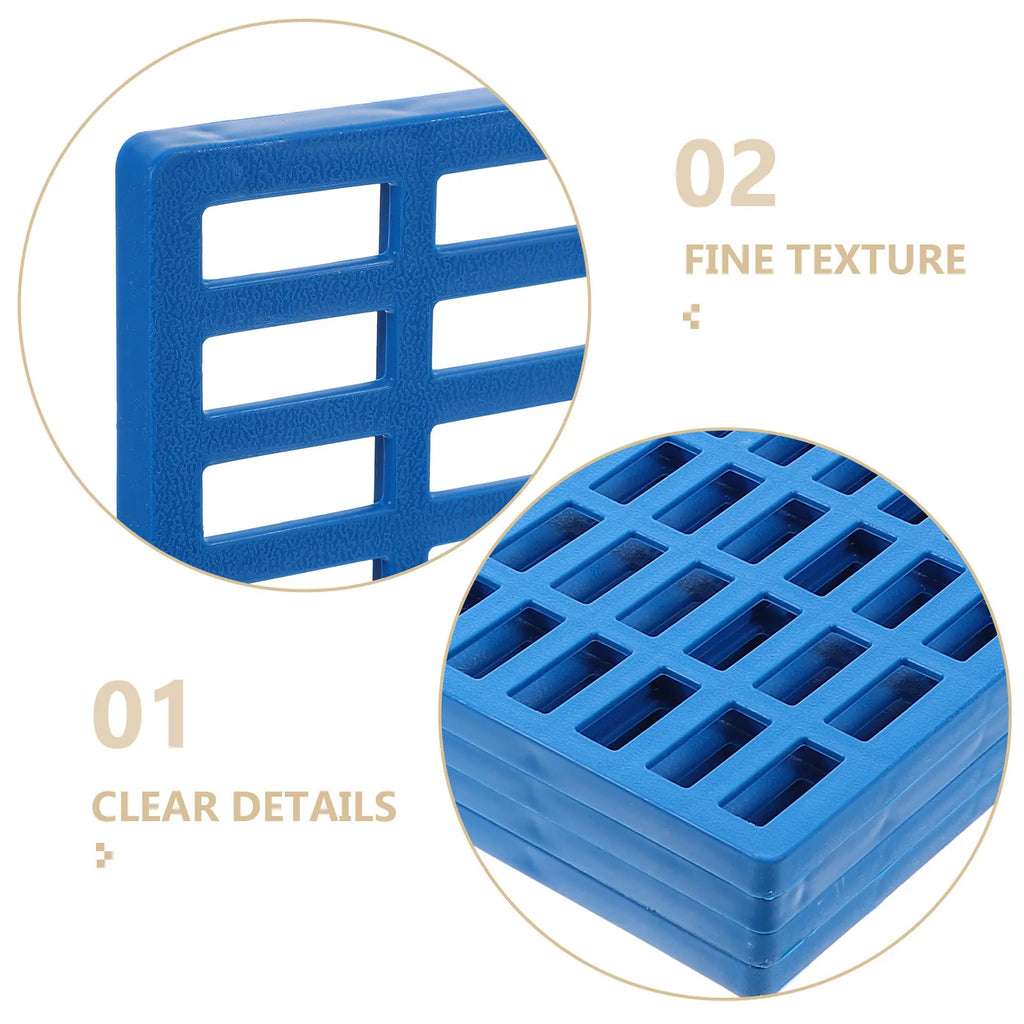 4Pcs Bunny Cage Mat Plastic Pet Foot Pads Rabbit Floor Mat Guinea Pig Cage Accessories Small Animal Foot Cushions