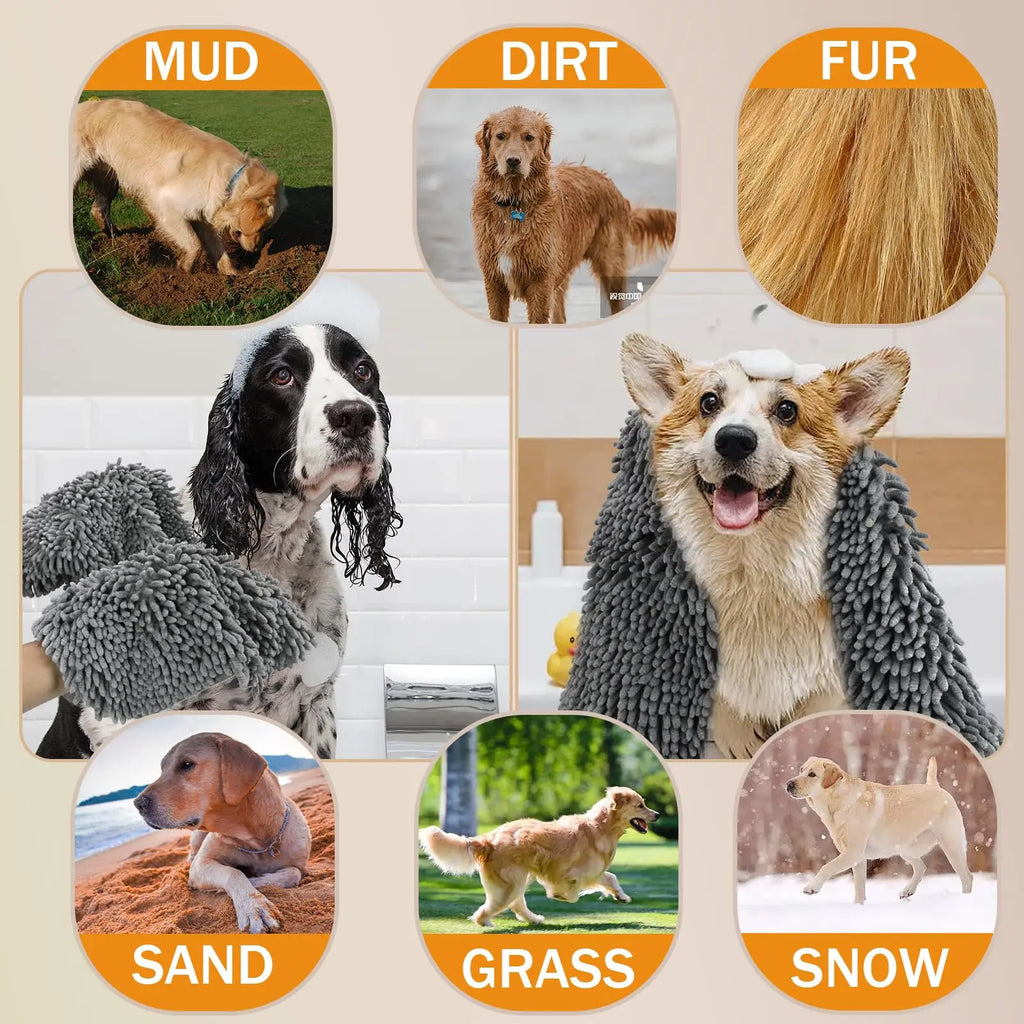 Microfiber Dog Towels for Drying Dogs,Super Absorbent,Soft and Quick Drying Pet Grooming Towel,31Inch X 13Inch,Machine Washable