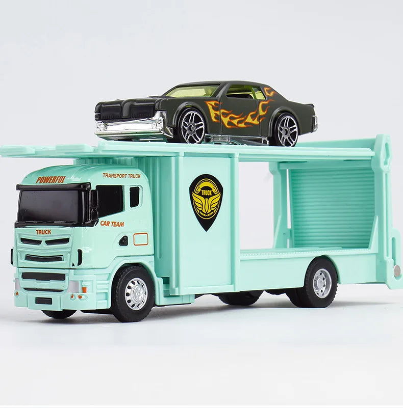 1:64 Scania Container Truck American Container Truck Alloy Diecast Model Car Home Decoration Ornaments Collections Hobby Holiday