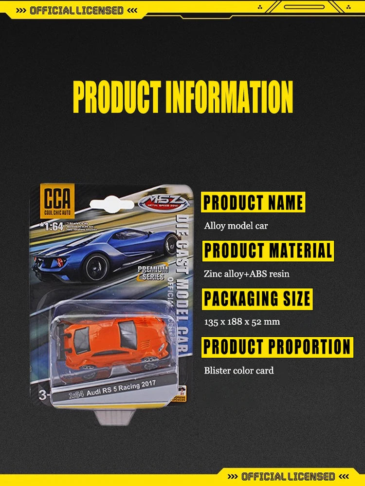 CCA 1:64 BMW M4 Z4 M850I M4 GT3 Exquisite Hanging Model Classic Car Static Car Model Alloy Die-Casting Car Model Collection Gift