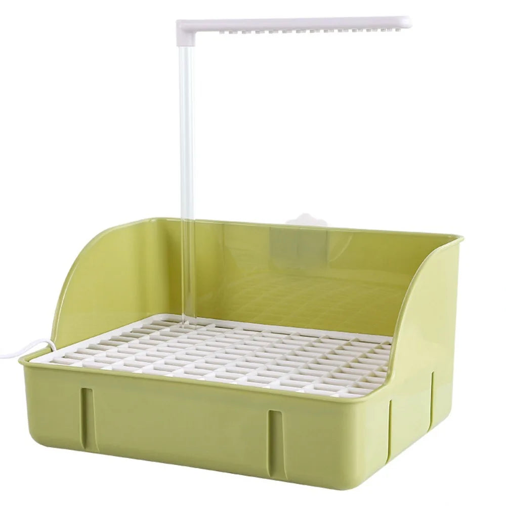 With Automatic Circulation Parrot Shower Basin Bago Bird Shower Detachable Bird Bathtub With Multiple Faucets Pet Bird Bath