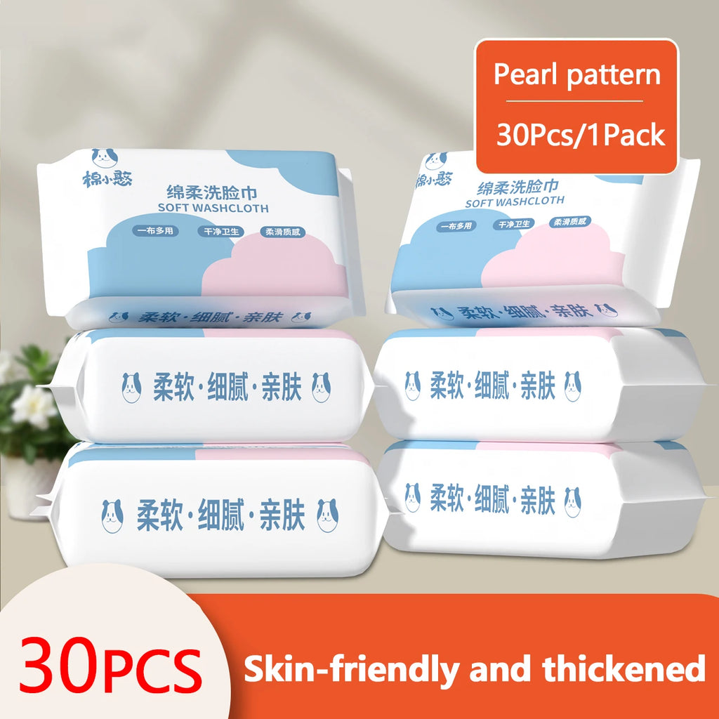 30PCS Ultra Soft Thick Disposable Pet Wipes Gentle Dog Cat Face Eye Paw Daily Cleaning Tear Stain Removal Grooming Supplies