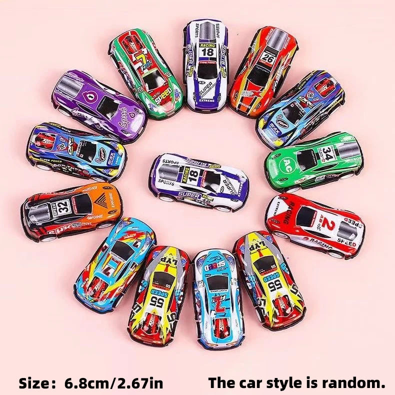 15pcs Children's car sets, alloy car toys, Christmas gift toys, car models, shock-resistant toys