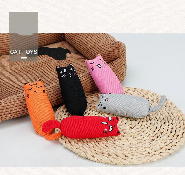 Pet newest plush toy cat toy rustling sound cat toy cat products toy kitten teeth grinding toys resistant to bite