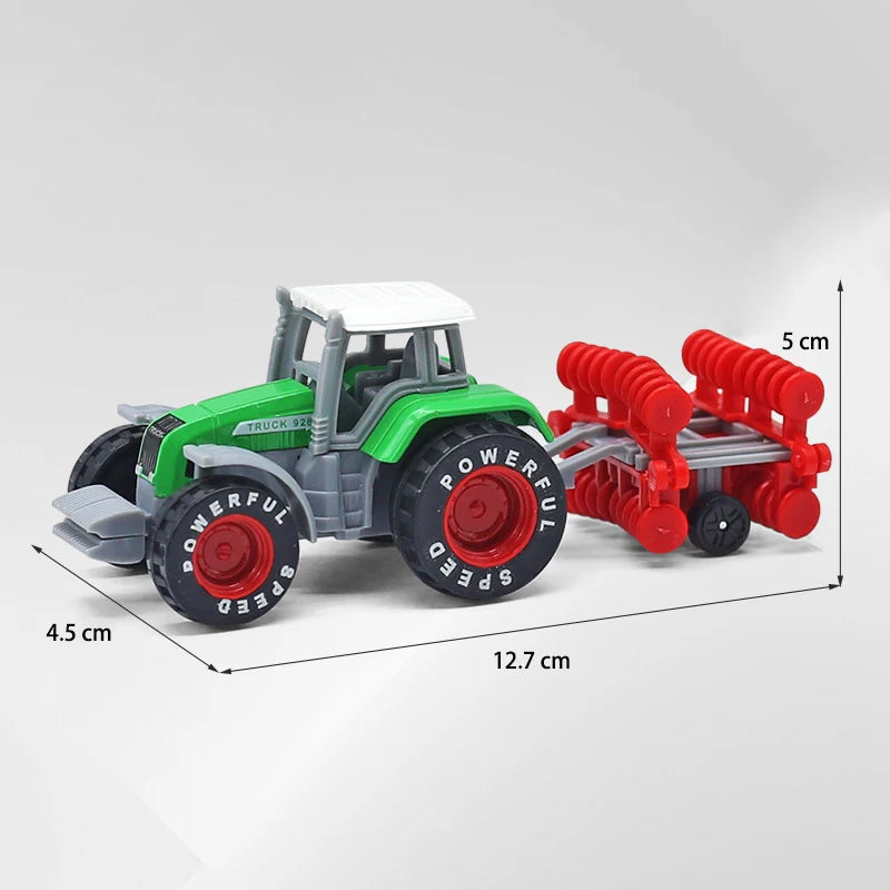 1 pcs Mini Farm Vehicles Diecast Inertia Car Toys Model Engineering Sprinkler Car Model Tractor Engineering Model for Kids Gift