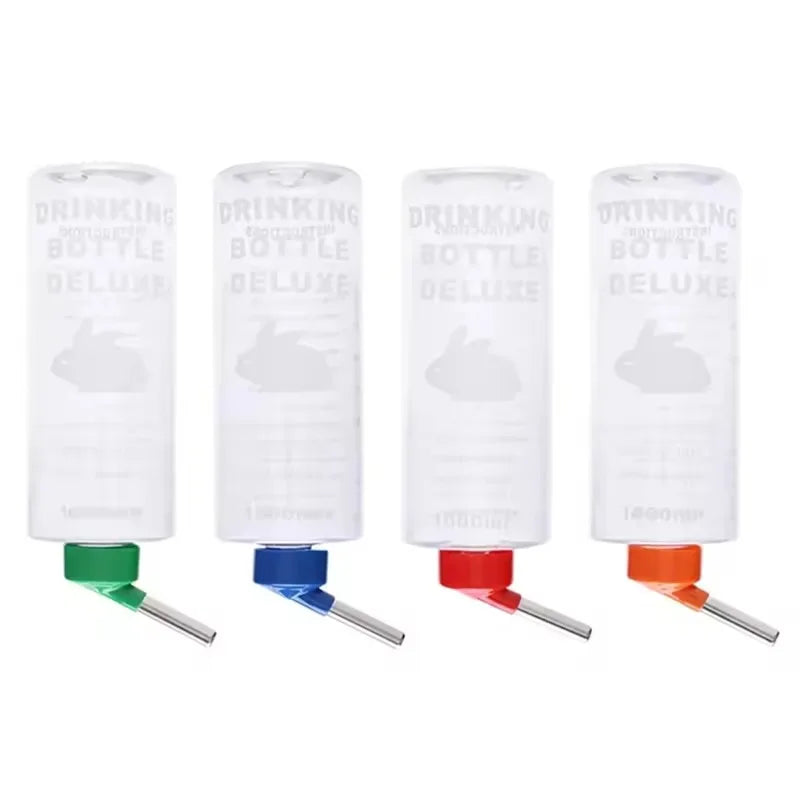 Rabbit Water Bottle Dispenser Large Capacity Guinea Pig Drinking Feeder Bowls Cage Hanging Fountain Hamster Chinchilla Supply