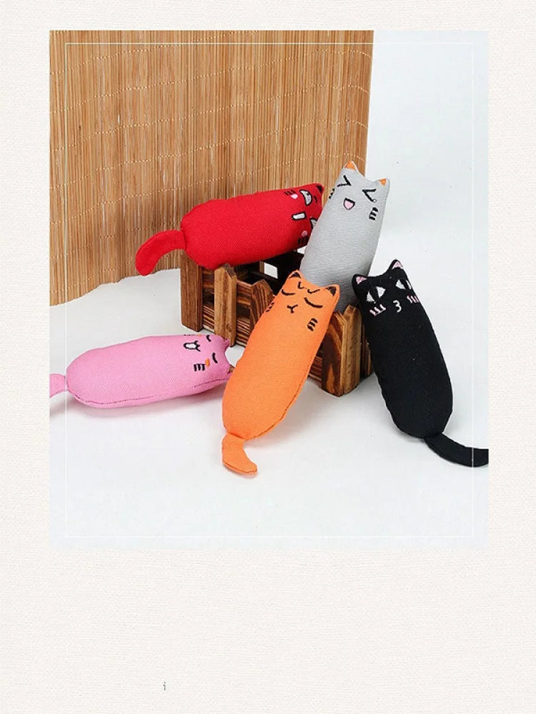 Pet newest plush toy cat toy rustling sound cat toy cat products toy kitten teeth grinding toys resistant to bite