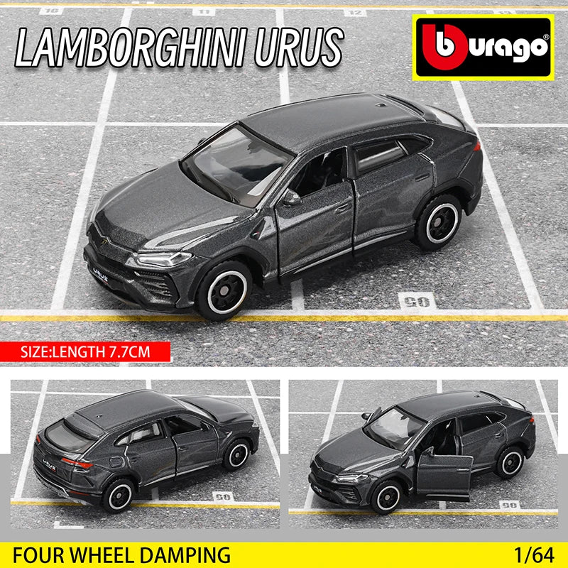 Bburago1:64 Ford GT500 Multiple Model Small Collection Car Alloy Model Toy Gift Scene Decoration Classic and Exquisite