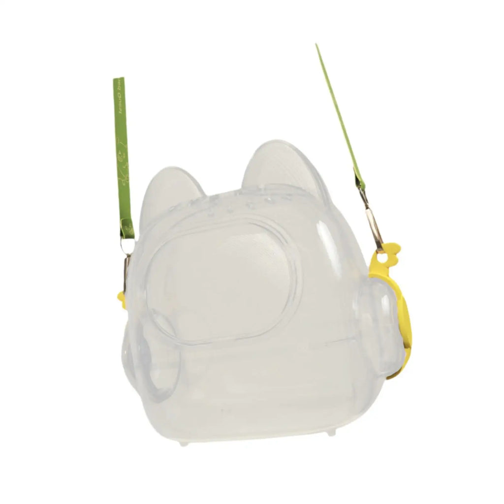 Hamster Travel Carrier Cage Habitat Traveling Transparent Chinchilla Cage for Hedgehog Vacation Small Animals Dwarf Hamster Mice