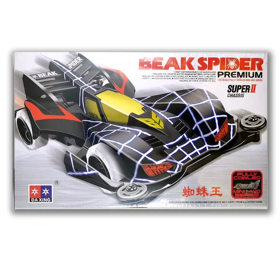 Mini-Auto Spider-König, Super-Modell-Auto Montiert Mit Einem Verhältnis Von 1/32, Die Klassische Spider-Rennspielzeug. Hotwheels