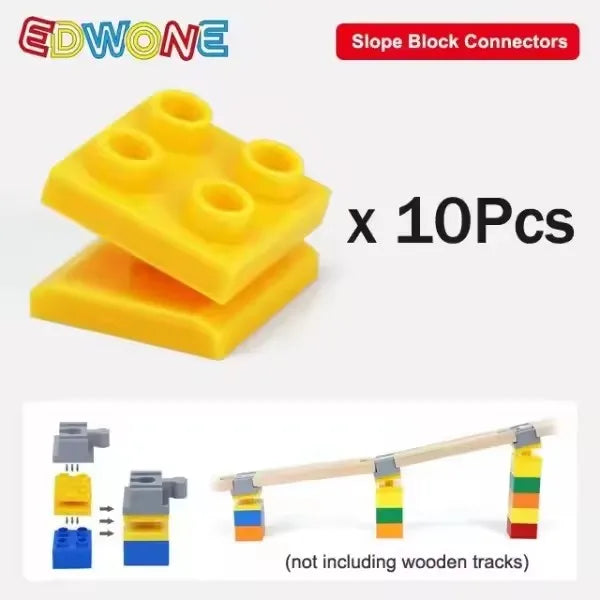 All Kinds Connectors Wooden Train Track Accessories Universal Plastic Building Blocks Adapters Fit for Brand Wooden Track Toys