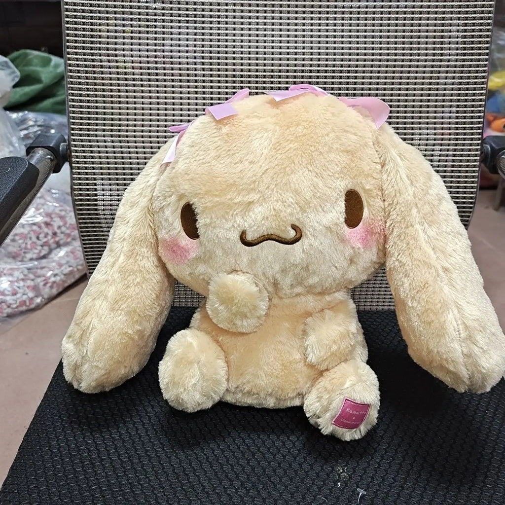 Sanrio Cinnamon Sitting Posture Plush Toy Sofa Decoration Home Pillow Bedhead Ornament Photo Still Life Props Birthday Gift
