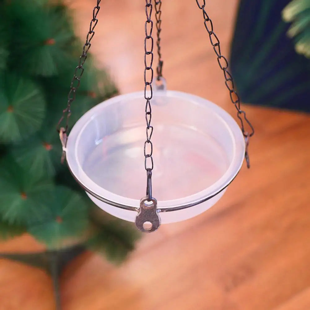 Outdoor Garden Hummingbird Water Dish Tray Replacement Plastic Birdbath Bowl Wild Bird Feeding Station Drinker Water Feeding
