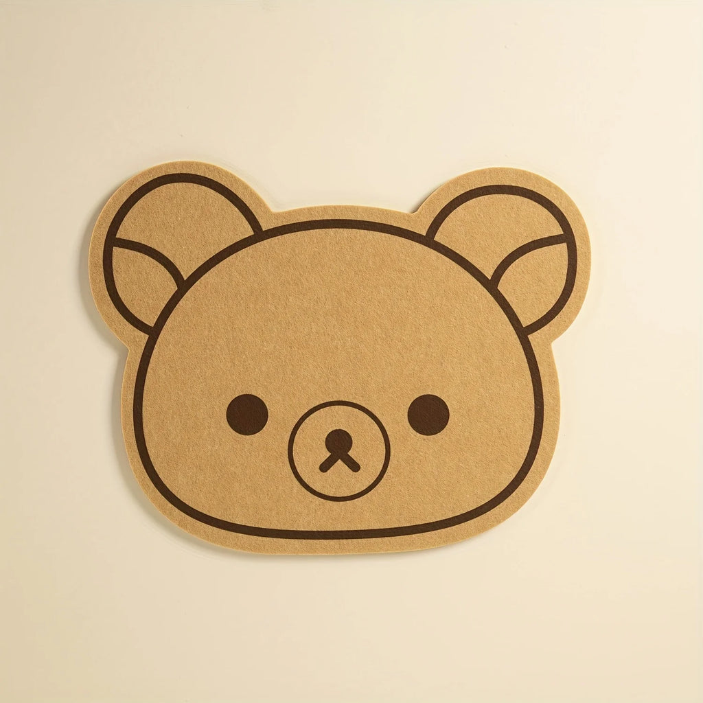 1pc Cute Bear Pin Board - Wall Mounted Bulletin Board, 0.5 Inch Thick Cloud Rubber Display Board for Office, Kids Room, Home