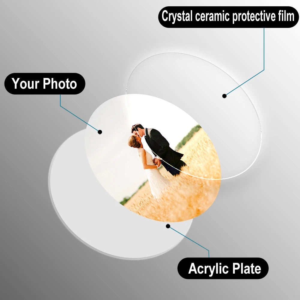 Send Photos Custom Art Clock Art Wall Clock Home Fashion Decoration Silent Quartz Clock Family  Gift 12 "- 14"