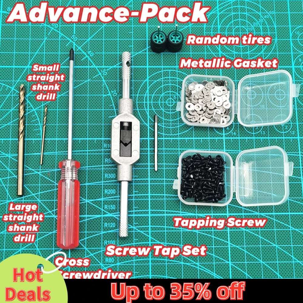 1/64 Wheel Hub Modification Tool Kit Diecast Model Car Disassemble Beginner to Advanced The Tool Package Fixing Tool