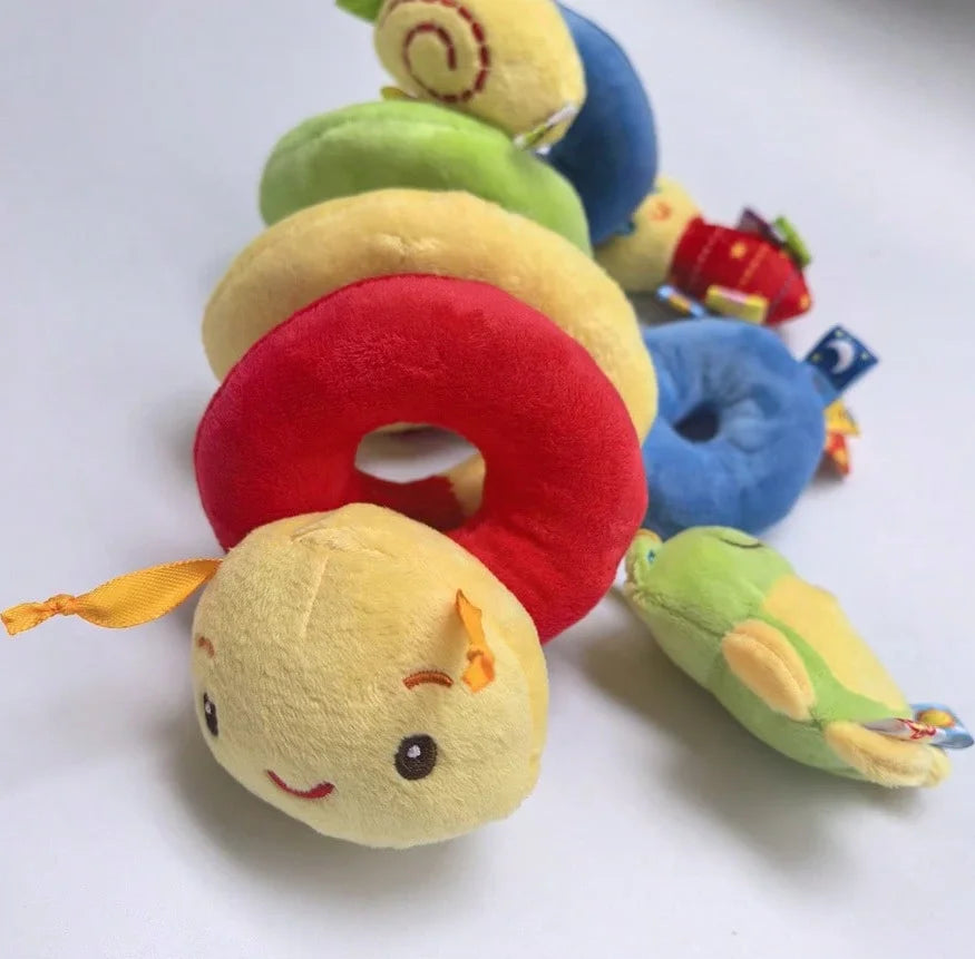 Cute Plush Toy, baby Sleep Companion Toy, Suitable for Children's Cute Caterpillar-Shaped Sleep Companion Toy